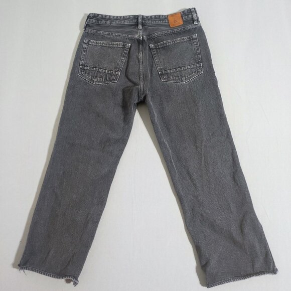 Zara Man Denim man's size 33X27 medium washed grey colour straight leg jeans - Picture 3 of 13